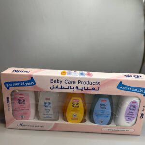 سيت عنايه بطفل لوشن+زيت+شامبو+بودره+غسول