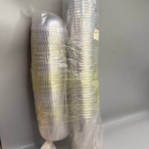 كلاص مع غطاء استعمال واحد