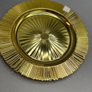 صحن فاكهه ذهبي 2قطعه